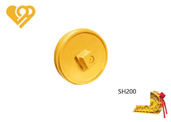 Casting Bulldozer Undercarriage Parts Front Idler Assembly ZG50Mn Steel Material