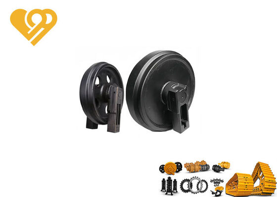 Excavator Komatsu PC650-8 OEM Front Idler Group Heat Treatment Undercarriage Spare Parts Forge Steel 