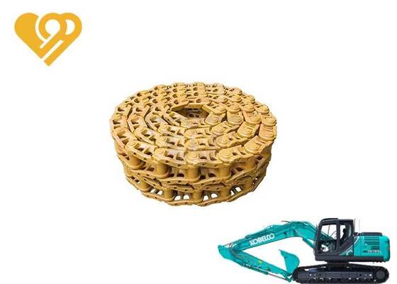 Heavy-Duty Wear-Resistant Heat-Treated 12 Months Warranty - Kobelco SK250 51-Track Link Track Chain 