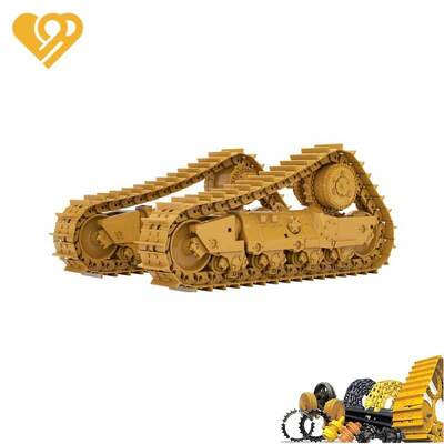 Calidad Zapatilla de pista de 228 mm de tono único en acero de aleación de boro de 25MnB para el tren de carga de la excavadora Liebherr PR764 fábrica